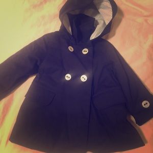 Jacadi Navy Blue trench coat size 18 month
